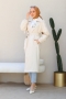 Alyona Beige Trench Coat