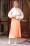 Diliva Salmon Skirt