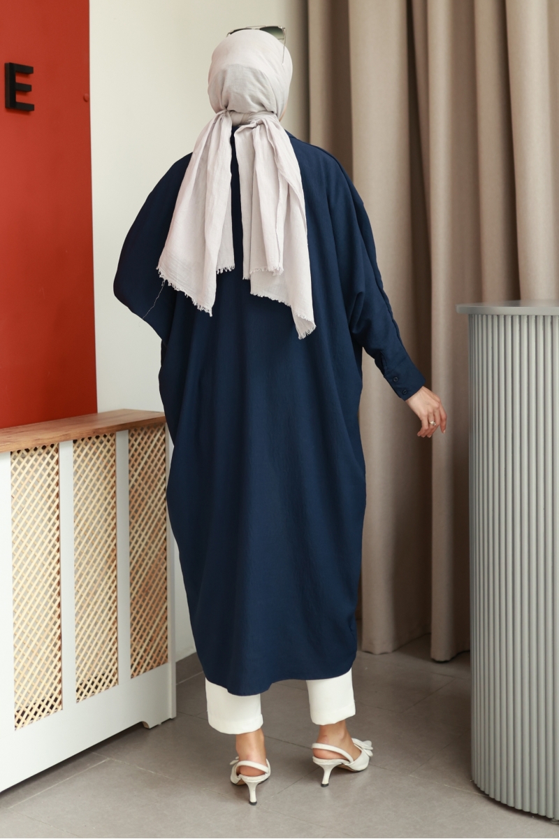 Edgar Navy Blue Tunic