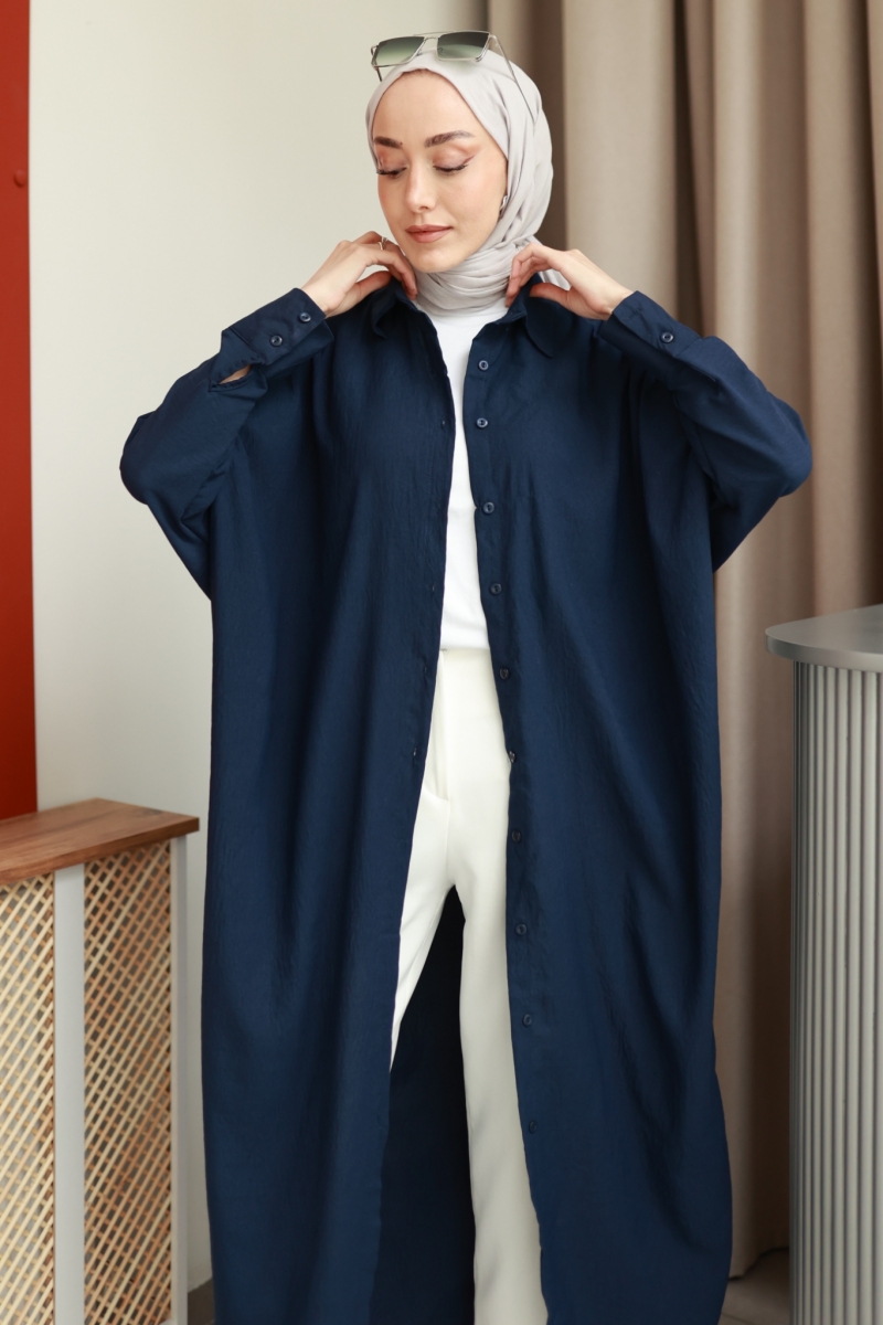 Edgar Navy Blue Tunic