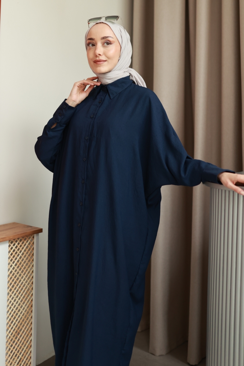 Edgar Navy Blue Tunic