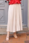 Lariva Beige Satin Skirt