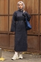 Mono Navy Blue Knitwear Dress 