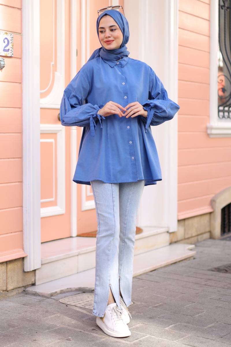 Page Indigo Tunic