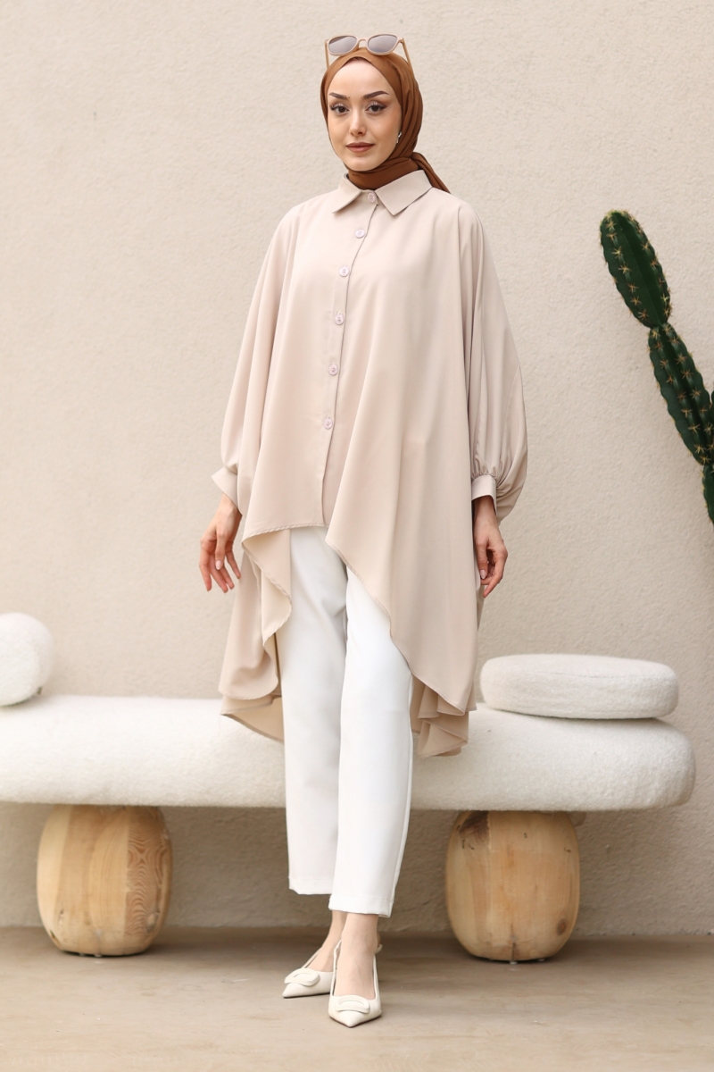 Wilma Beige Tunic