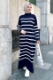 Ases Saks Blue Knitwear Dress 