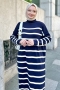 Ases Saks Blue Knitwear Dress 