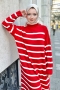 Ases Red Knitwear Dress 