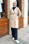 Bagy Ecru Trench Coat 