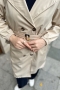 Bagy Ecru Trench Coat 