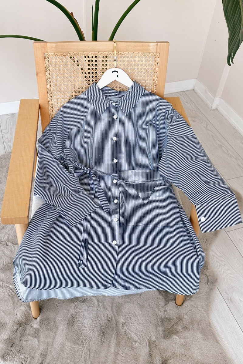 Doria Navy Blue Tunic