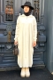 Drap Ecru Knitwear Dress