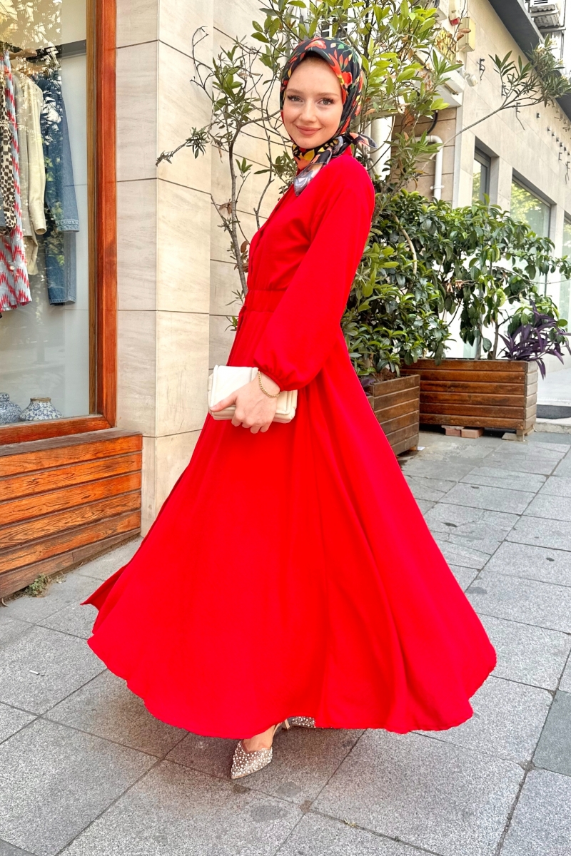 Karam Red Dress