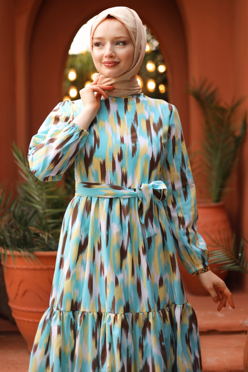 Leilla Turquoise Dress