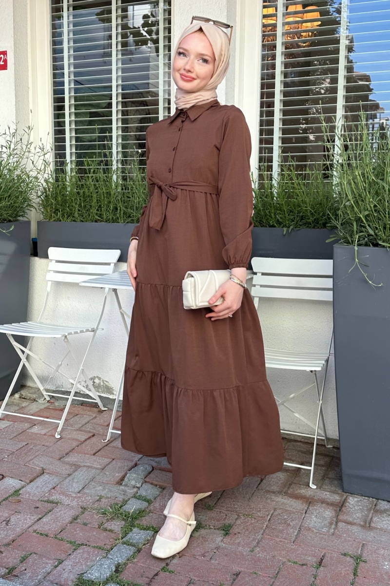 Meva Brown Dress 