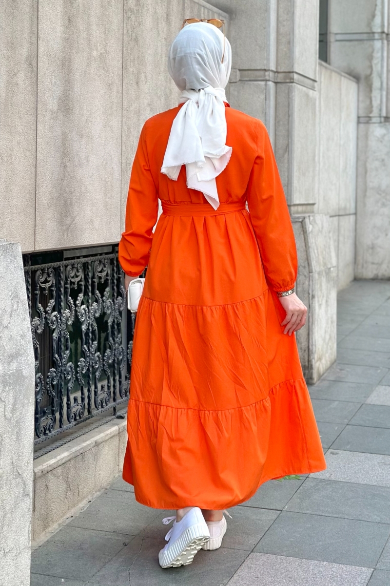 Meva Orange Dress 