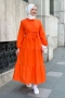 Meva Orange Dress 