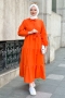 Meva Orange Dress 