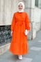 Meva Orange Dress 