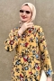 Mirana Mustard Viscose Dress