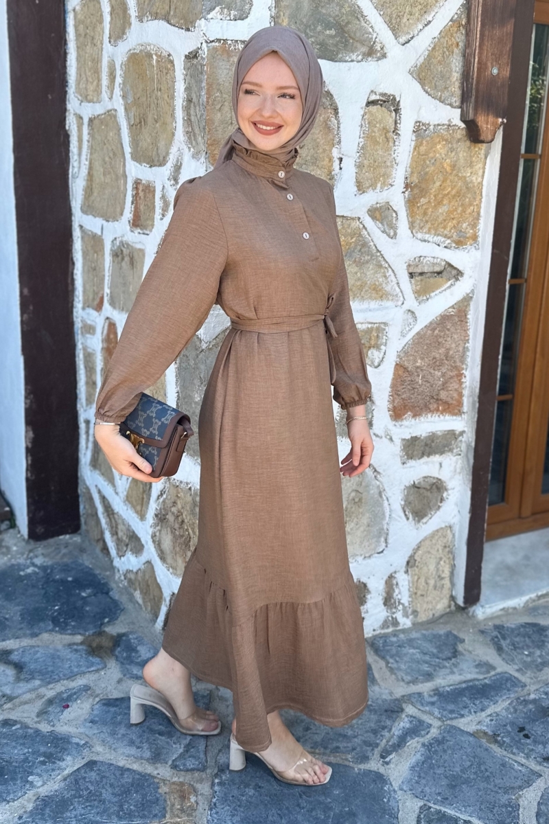 Moly Camel Dress 