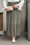 Nefel Khaki Skirt