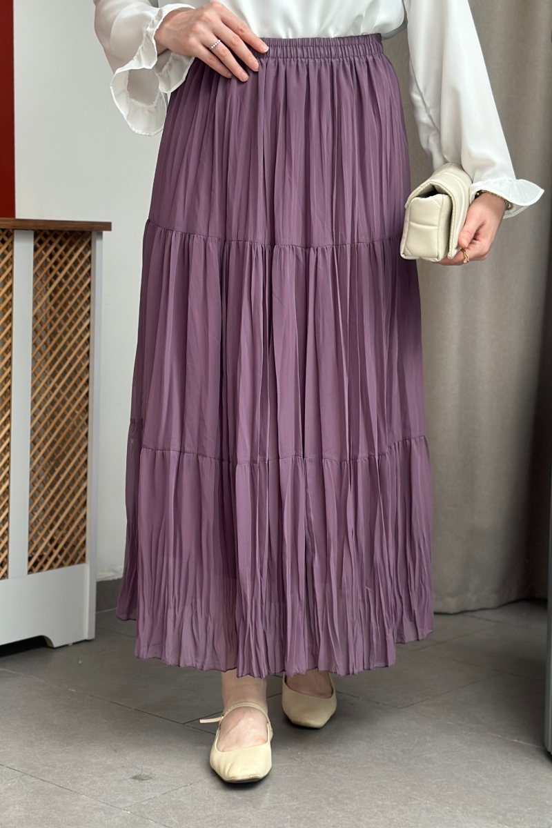 Nefel Plum Skirt