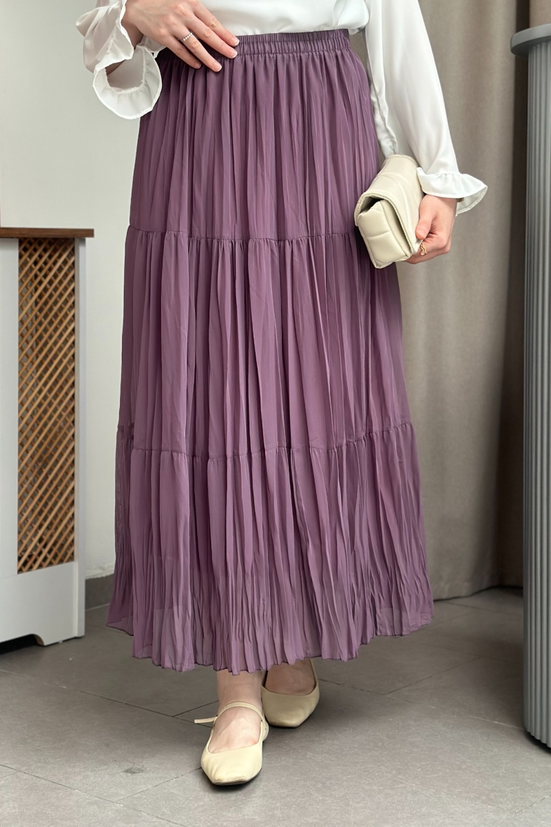 Nefel Plum Skirt