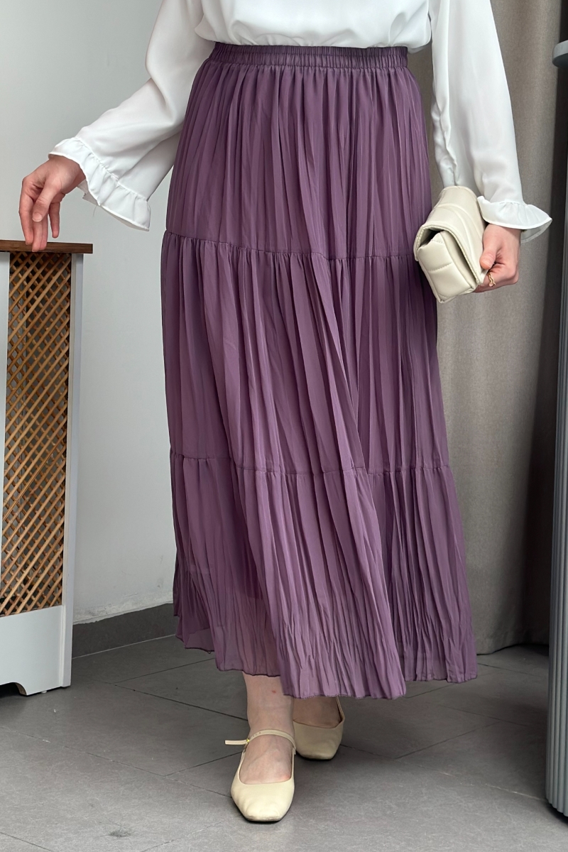 Nefel Plum Skirt