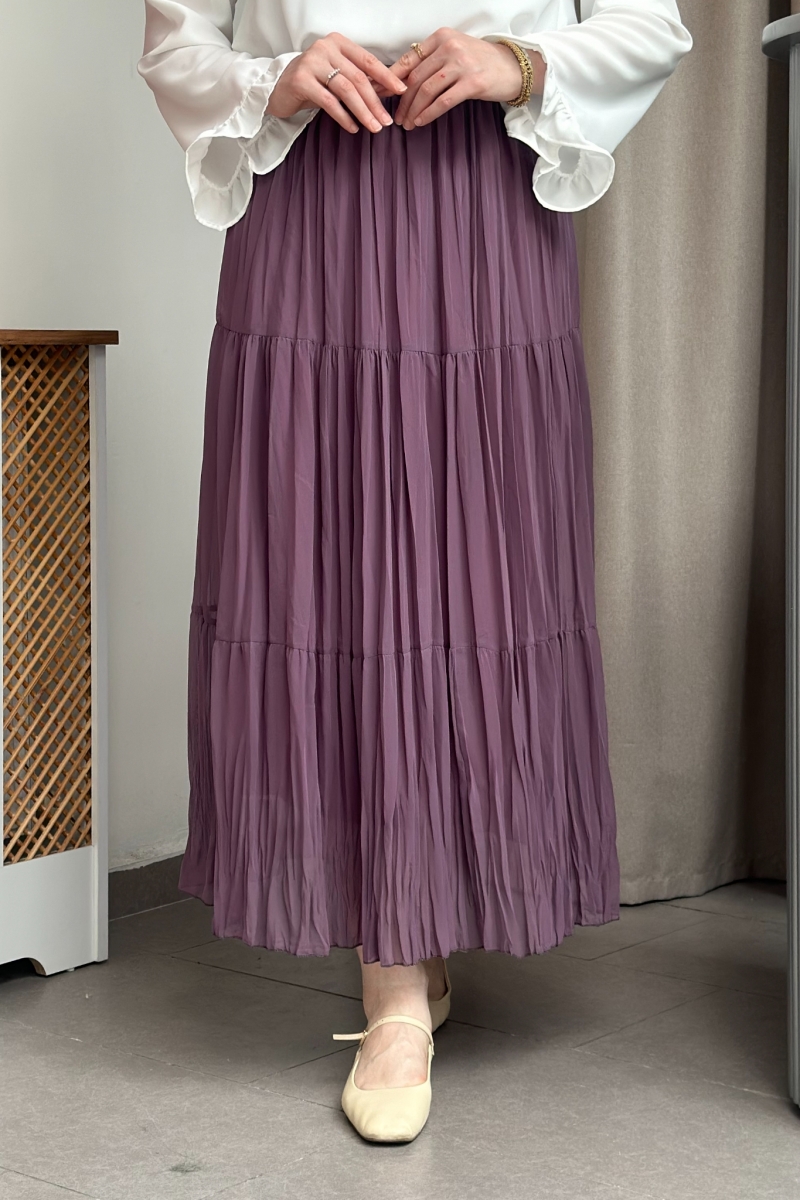 Nefel Plum Skirt