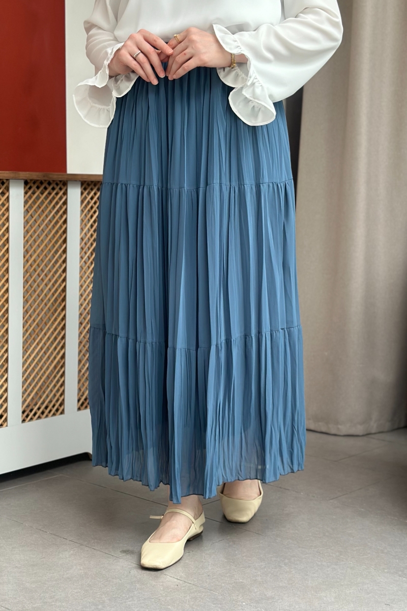 Nefel Indigo Skirt