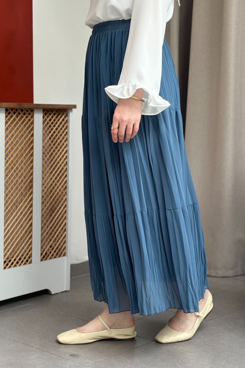 Nefel Indigo Skirt