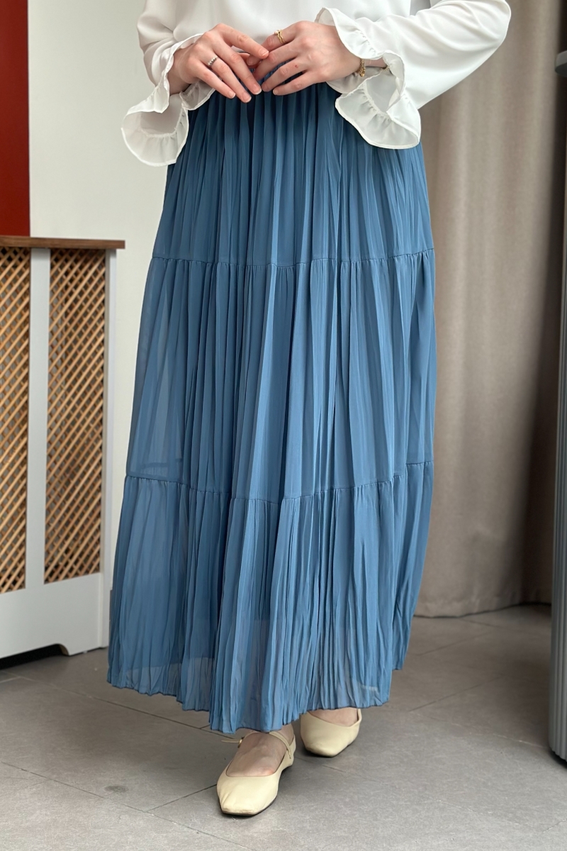 Nefel Indigo Skirt