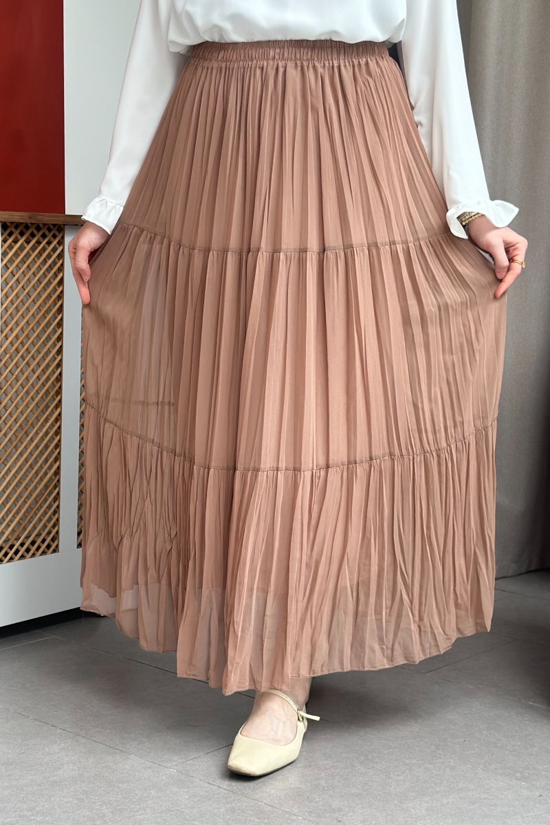 Nefel Camel Skirt   