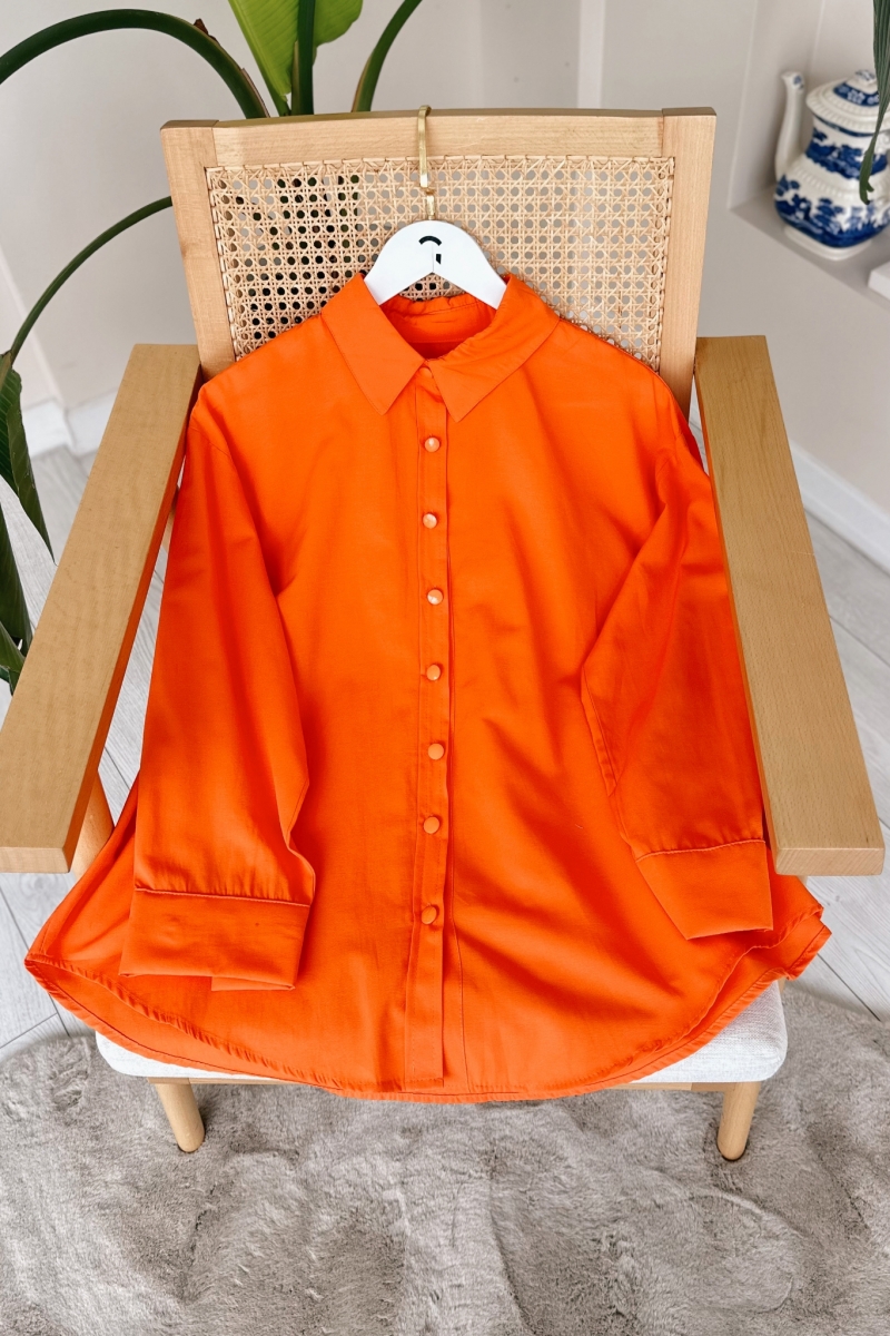 Noode Orange Tunic