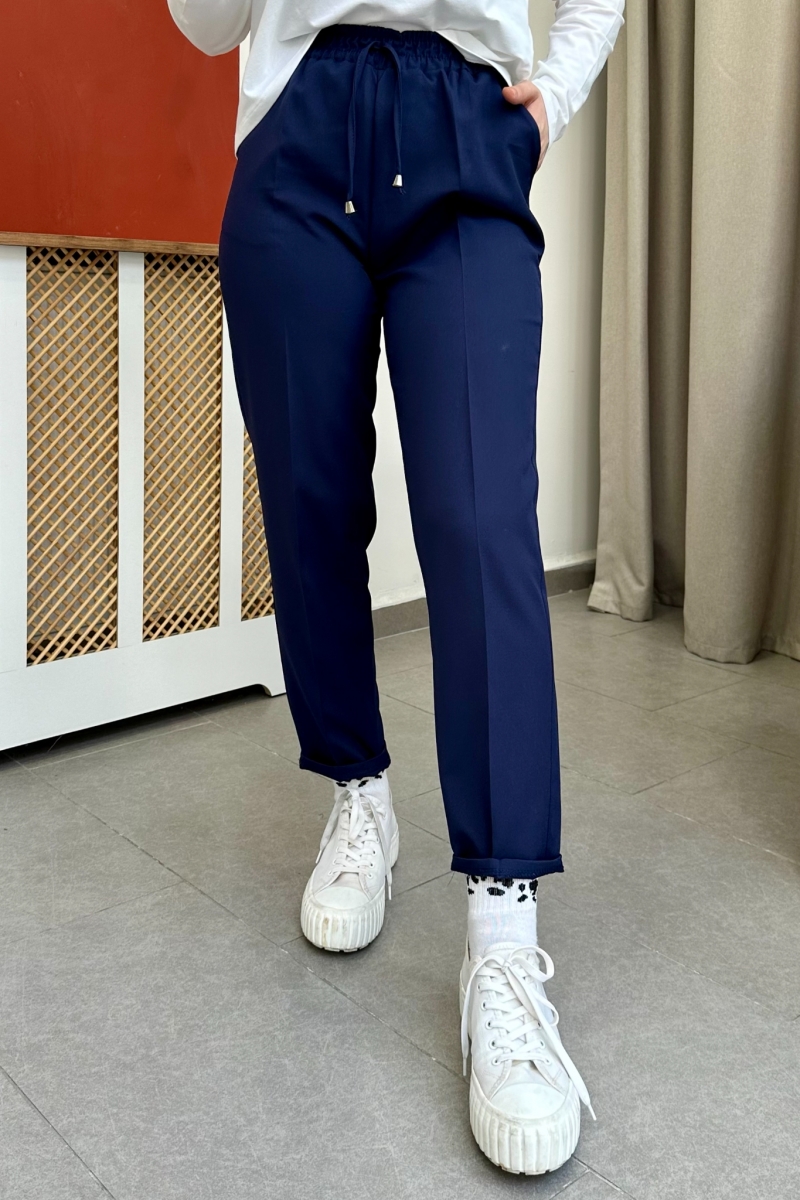 Safi Navy Blue Trousers 