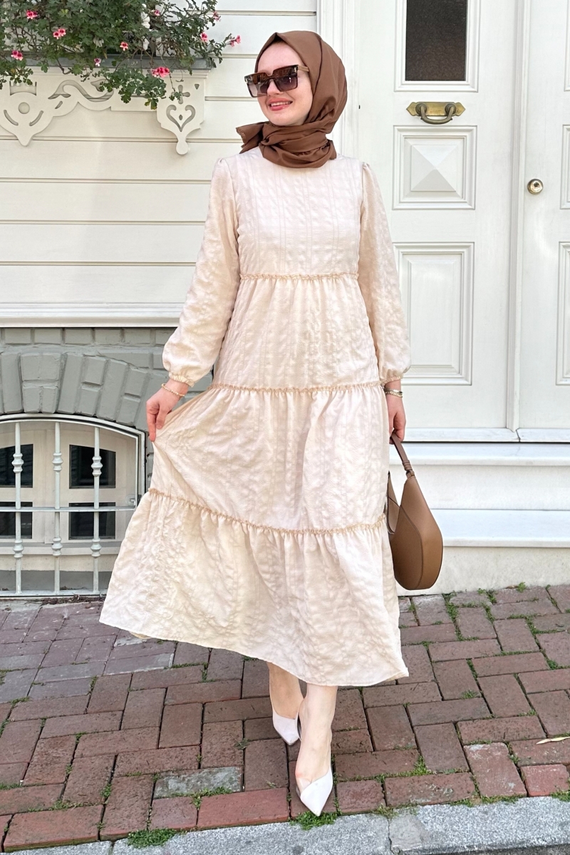 Sebla Beige Dress 