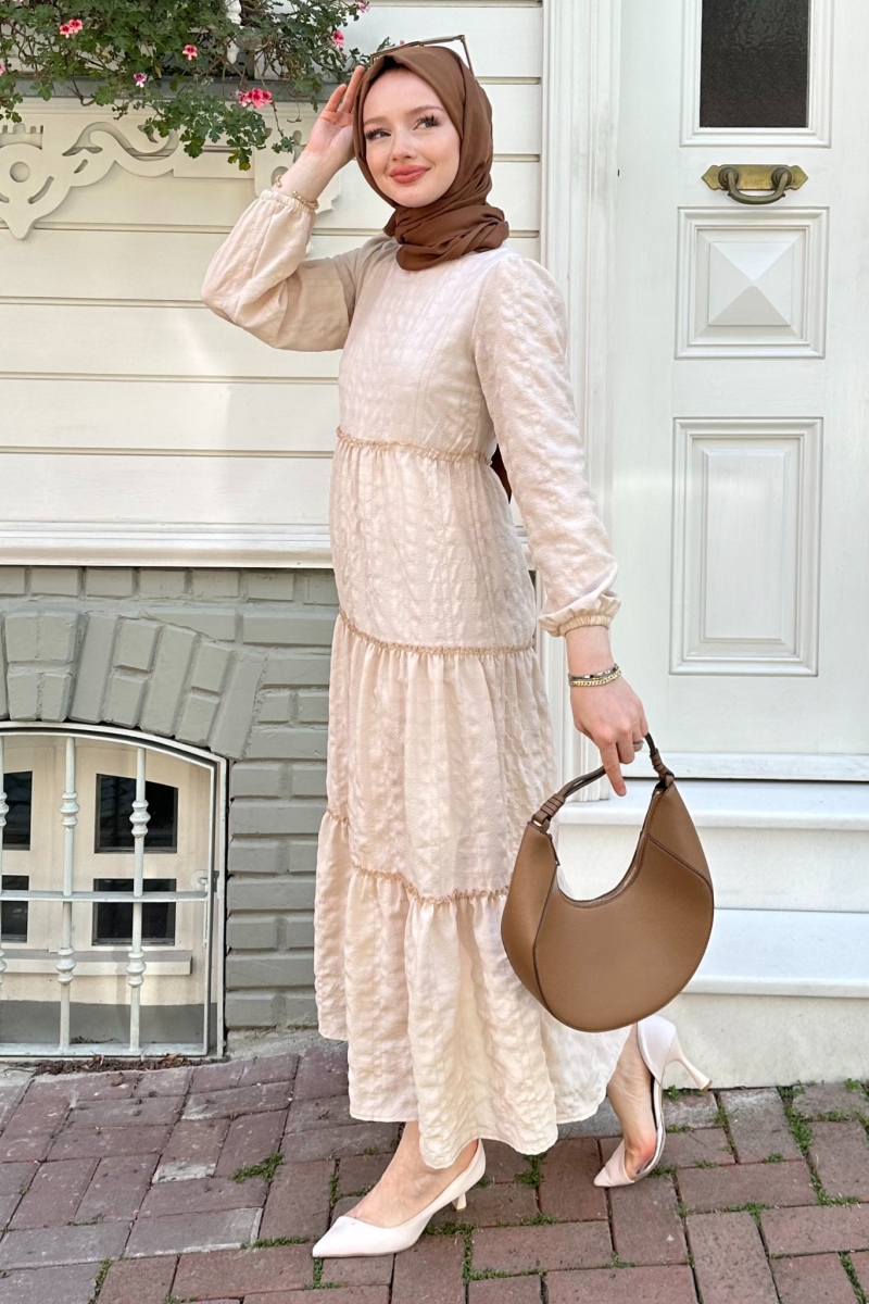 Sebla Beige Dress 