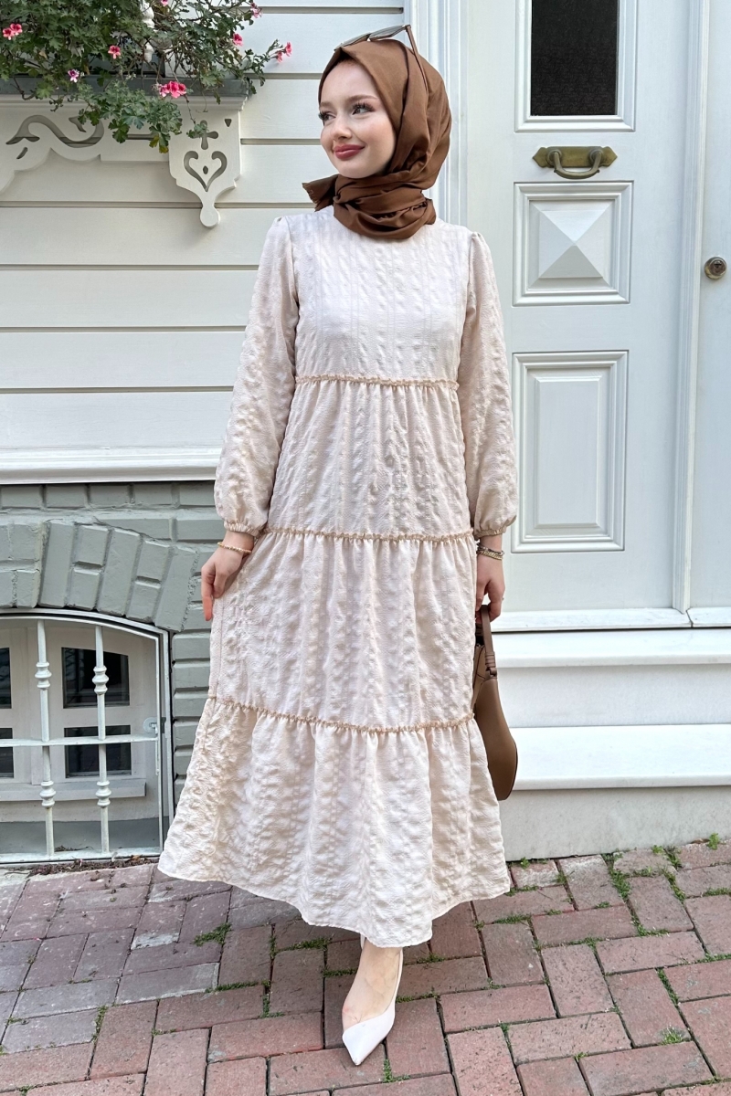 Sebla Beige Dress 